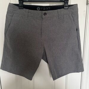 Vuori Men's Aim Gray Shorts